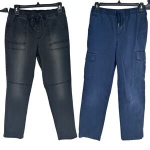 Boys Pants Bundle Vineyard Vines L Navy Cargo & Art Class 14 Black Skinny
